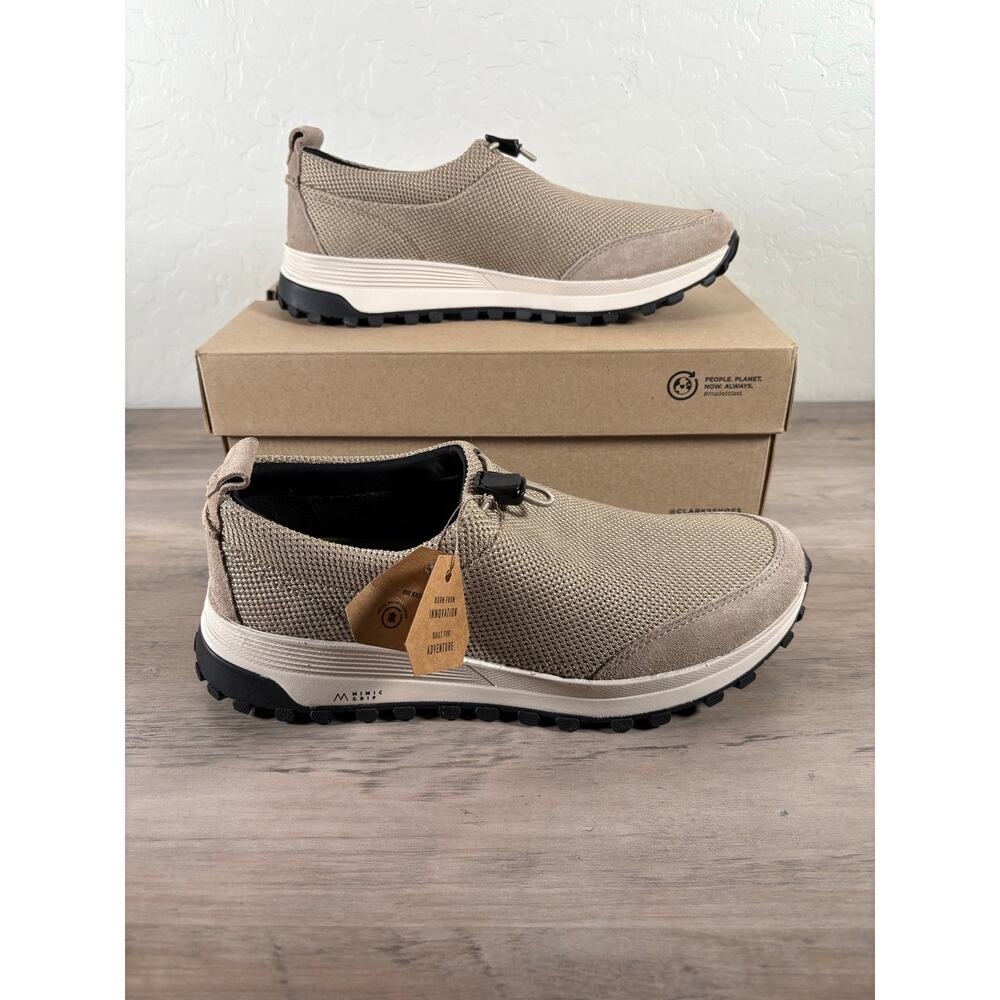 Clarks‎ ATL Trek Vibe Sand Brown Synthetic Women’s Slip On Shoe Size 8 EU 41